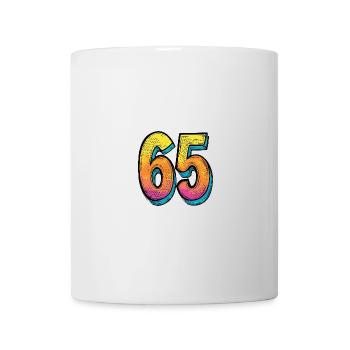 65 Symbole numérique - Mug blanc - blanc - Devant