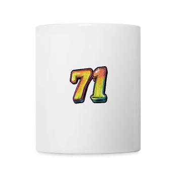 71 Symbole numérique - Mug blanc - blanc - Devant