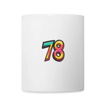 78 Symbole numérique - Mug blanc - blanc - Devant