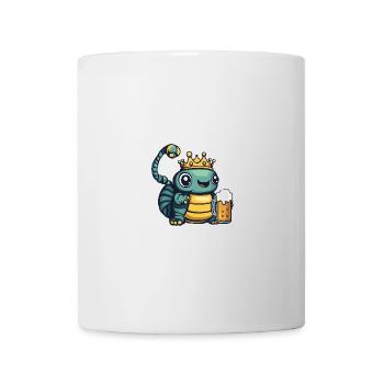 Wurm Bier Lustig - Tasse - Weiß - Vorne