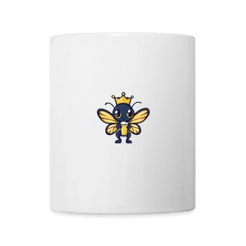 Libellule bière drôle - Mug blanc - blanc - Devant