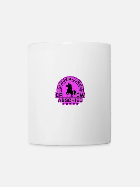 Junggesellinnenabschied Crew Einhorn Braut - Tasse - Weiß