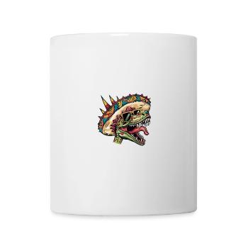 Dinosaur stegosaurus Sombrero - Mug - white - Front