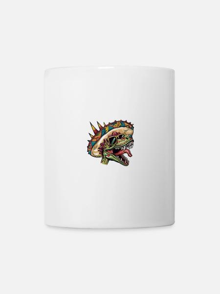 Dinosaurier stegosaurus Sombrero - Tasse - Weiß