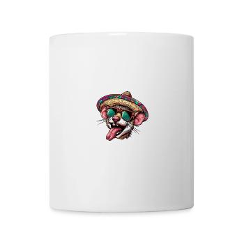 Mouse Comic Funny Sombrero - Mug - white - Front