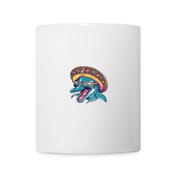 Delfin Lustig Sombrero - Tasse - Weiß - Vorne