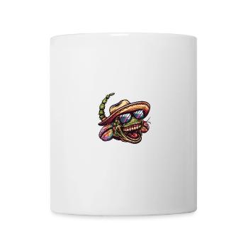 Wurm Lustig Sombrero - Tasse - Weiß - Vorne