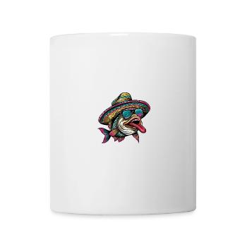 Fisch Lustig Sombrero - Tasse - Weiß - Vorne
