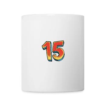 15 Symbole numérique - Mug blanc - blanc - Devant