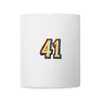 41 Symbole numérique - Mug blanc - blanc - Devant