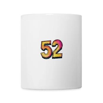 52 Symbole numérique - Mug blanc - blanc - Devant