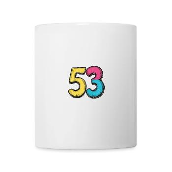 53 Number Symbol - Mug - white - Front