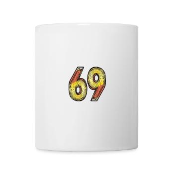 69 Zahl Symbol - Tasse - Weiß - Vorne