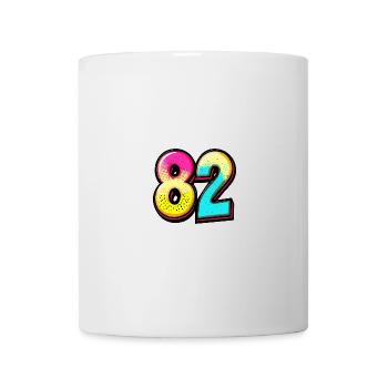 82 Symbole numérique - Mug blanc - blanc - Devant