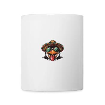 Pinguin Comic Lustig Sombrero - Tasse - Weiß - Vorne