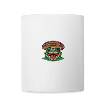 Frosch Lustig Sombrero - Tasse - Weiß - Vorne