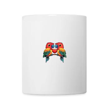 Parrot Couple Valentine's Day - Mug - white - Front