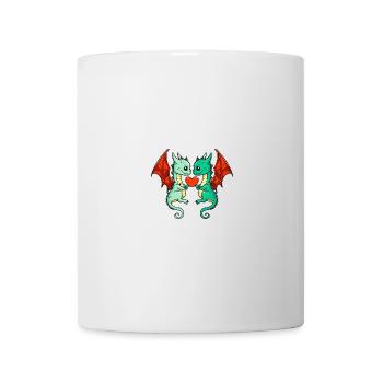 Dragon Couple Valentine's Day - Mug - white - Front