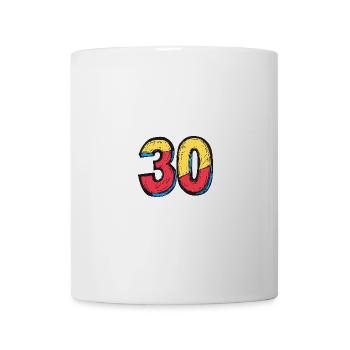 30 Symbole numérique - Mug blanc - blanc - Devant
