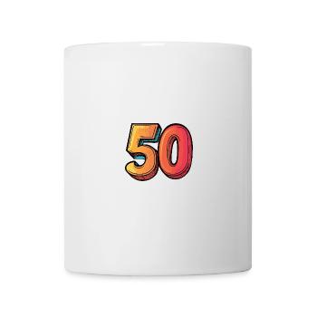 50 Number symbol - Mug - white - Front