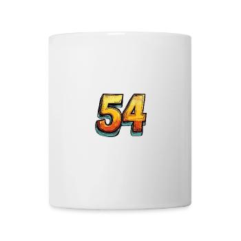 54 Symbole numérique - Mug blanc - blanc - Devant