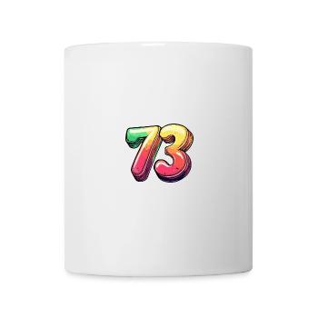 73 Symbole numérique - Mug blanc - blanc - Devant