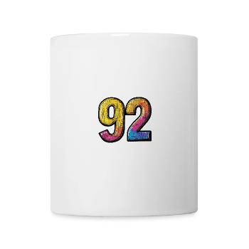 92 Symbole numérique - Mug blanc - blanc - Devant