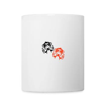 Monkey Beer Party Drunk - Mug blanc - blanc - Devant