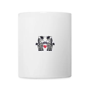 Zebra Couple Valentine's Day - Mug - white - Front