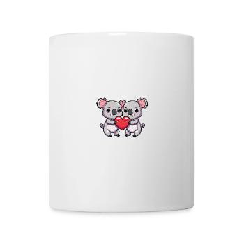 Koala Paar Valentinstag - Tasse - Weiß - Vorne