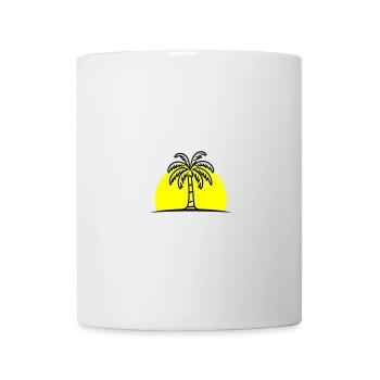 Island Palm Tree Summer Sun - Mug - white - Front