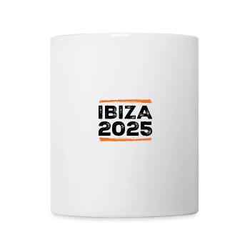Ibiza 2025 Spruch - Tasse - Weiß - Vorne
