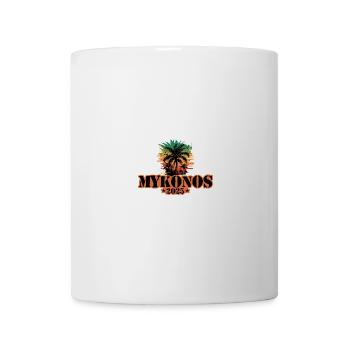 Mykonos 2025 Palmen - Tasse - Weiß - Vorne