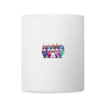 Équipe de vacances de ski Unicorn - Mug blanc - blanc - Devant