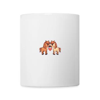 Horse Couple Valentine's Day - Mug - white - Front