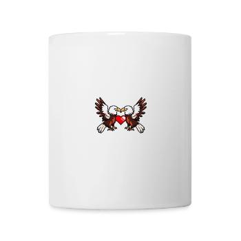 Couple d’aigles Saint-Valentin - Mug blanc - blanc - Devant