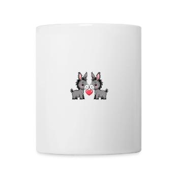 Donkey Couple Valentine's Day - Mug - white - Front