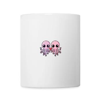 Oktopus Verliebt Valentinstag - Tasse - Weiß - Vorne