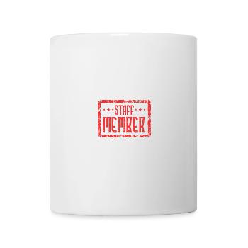 Staff Member Heart - Mug - white - Front