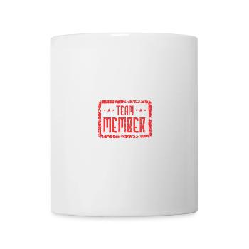 Team Member Heart - Mug - white - Front