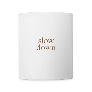 Slow Down | Minimalist Mindfulness Statemen - Mug - white - Front