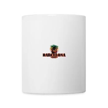 Palmiers de Barcelone 2025 - Mug blanc - blanc - Devant