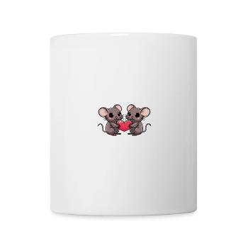 Mouse Couple Valentine's Day - Mug - white - Front