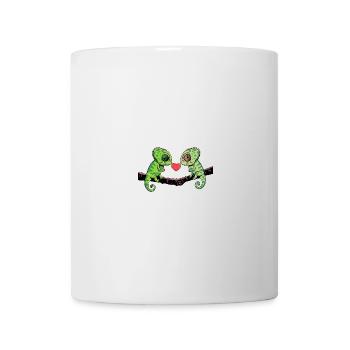 Chameleon Couple Valentine's Day - Mug - white - Front