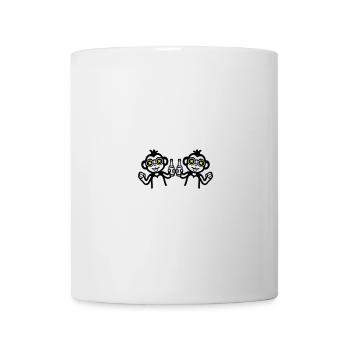 Monkeys buvant de la bière d’équipe - Mug blanc - blanc - Devant