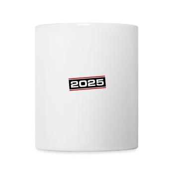 2025 Jahr - Tasse - Weiß - Vorne