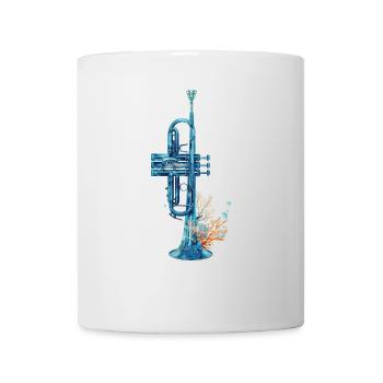 Fisch Trompete - Tasse - Weiß - Vorne