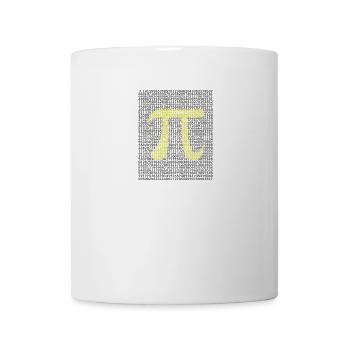 Mathematical circle number pi - Mug - white - Front