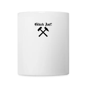 Glück Auf - Tasse - Weiß - Vorne