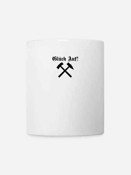 Glück Auf - Tasse - Weiß